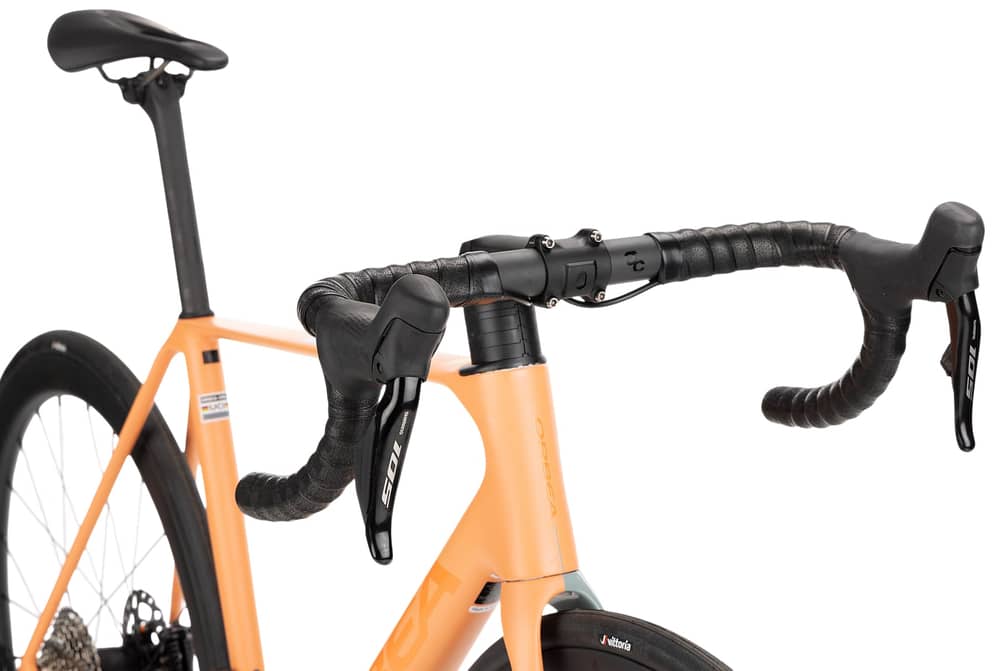 Orbea Orca M30i LTD PWR Bike in Orange/Blue - Image 5 of 6