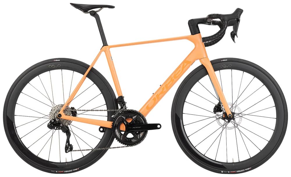 Orbea Orca M30i LTD PWR Bike in Orange/Blue - Image 2 of 6