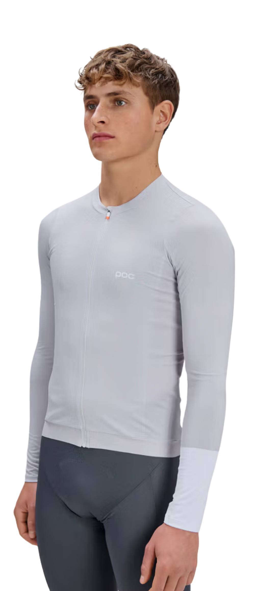 Poc | Men's Cadence L/s Jersey | Size Large In Granite Grey | Polyester