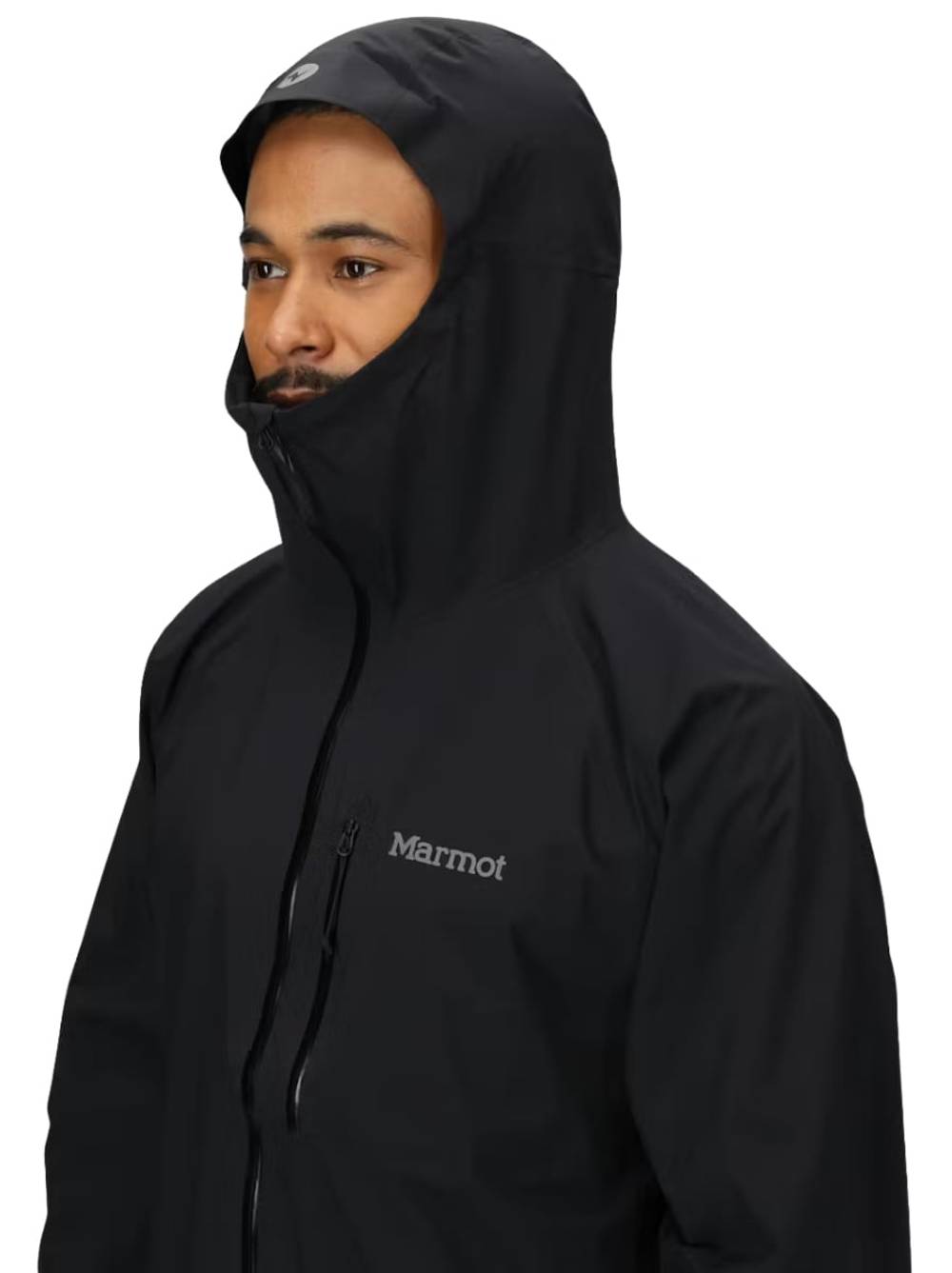 Marmot Superalloy Bio Rain Jacket in Black - Image 5 of 5