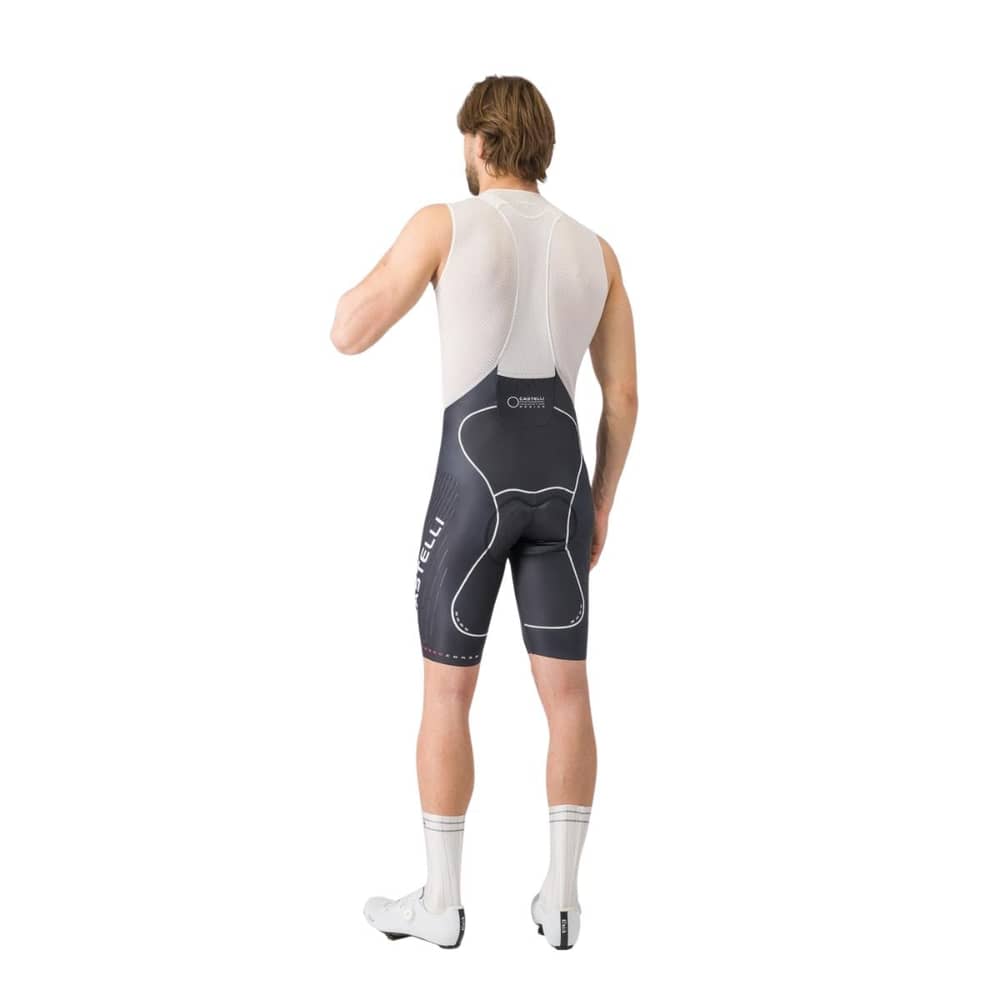 Castelli Free Aero Race S Kit Bibshort in Black/White - Image 4 of 4