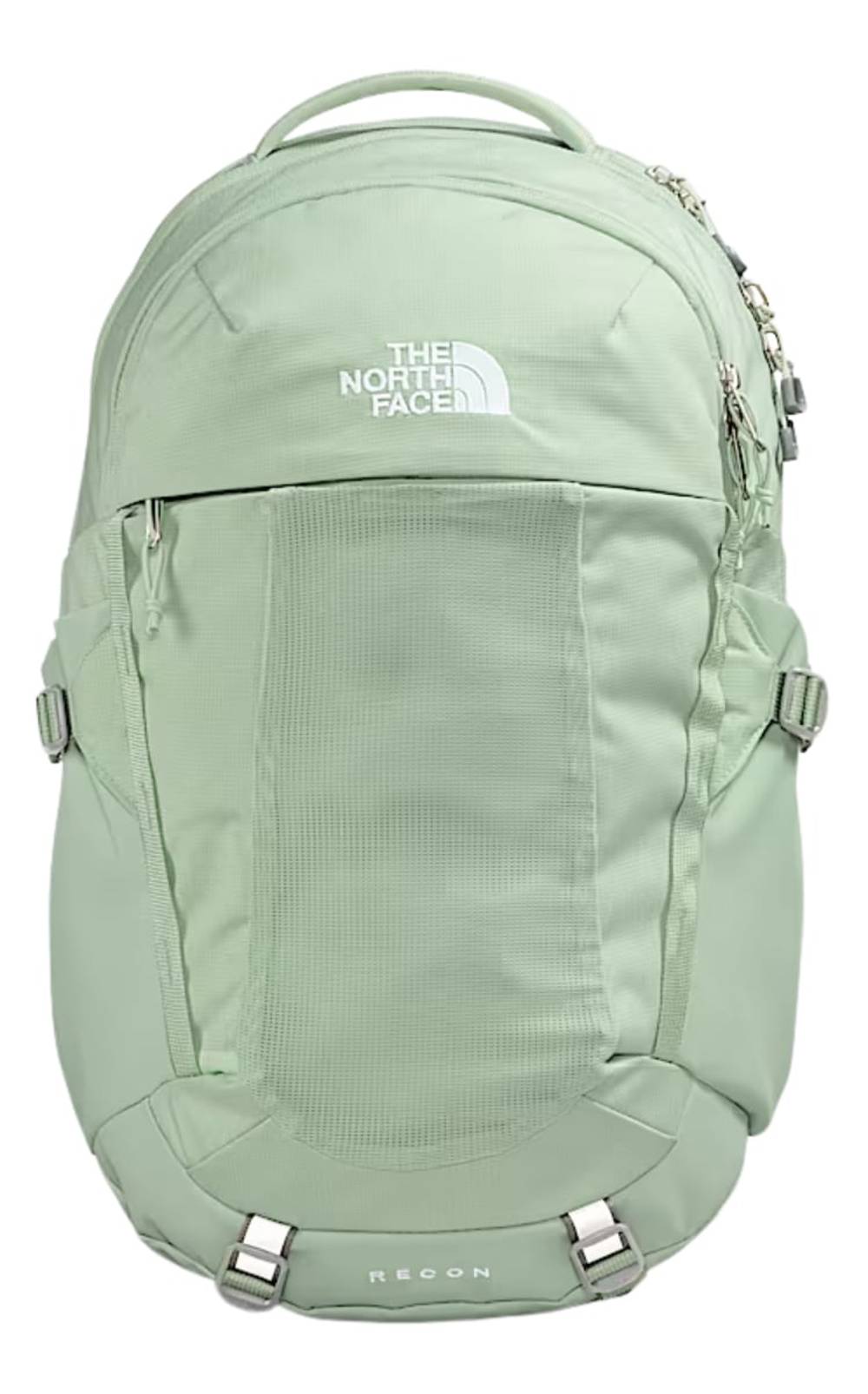 The North Face Women's Recon Backpack in Misty Sage Dark Heather/Meld Grey/NPF - Image 1 of 4