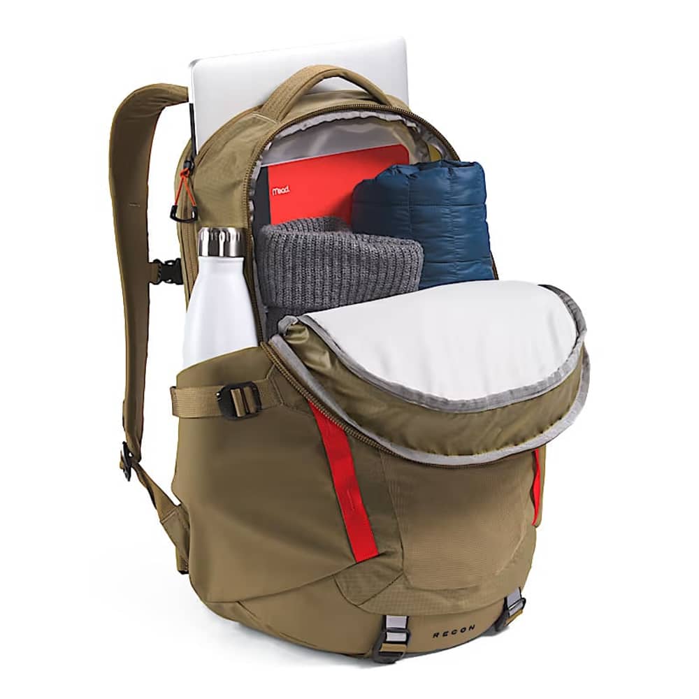 The North Face Recon Backpack in Cedar/Lava Red - Image 4 of 7