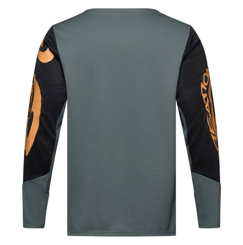 Fox Youth Defend Ls Jersey Creation in Sage - Image 1 of 2