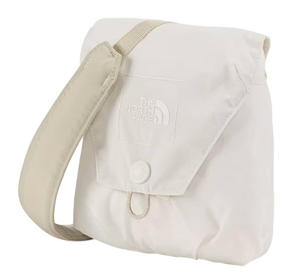 The North Face Glen Canyon Pocket Cross Body Bag in White Dune/Desert Stone - Image 1 of 2