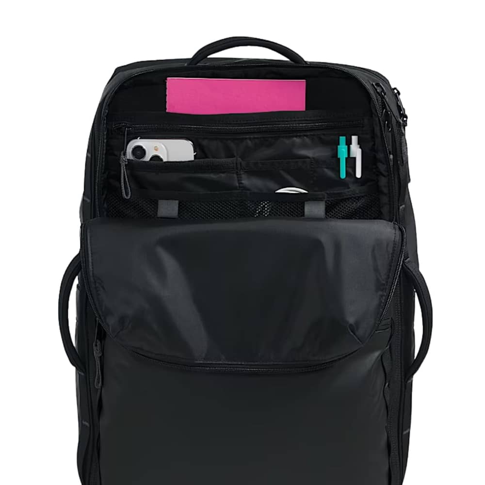 The North Face Base Camp Voyager Travel Pack in TNF Black/Asphalt Grey - Image 3 of 3