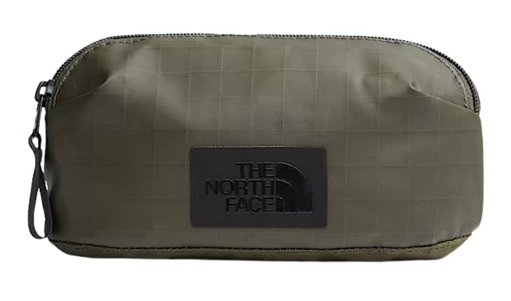 The North Face Base Camp Voyager Pro Travel Pouch in New Taupe Green/TNF Black NPF - Image 3 of 3