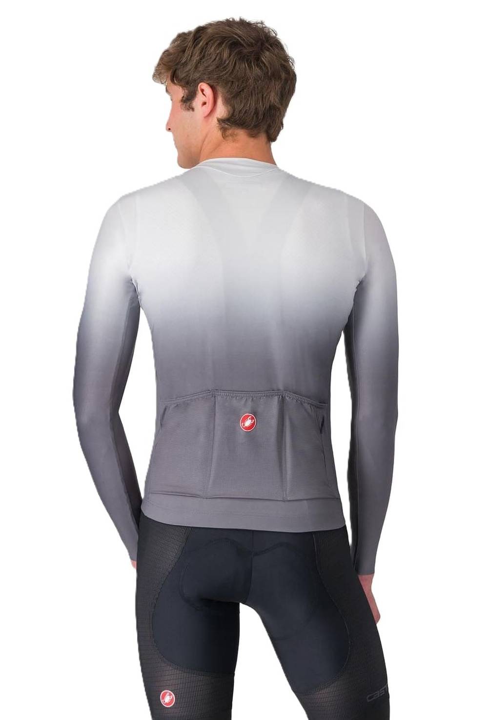 Castelli UPF Long Sleeve Jersey in Silver Gray - Image 1 of 2