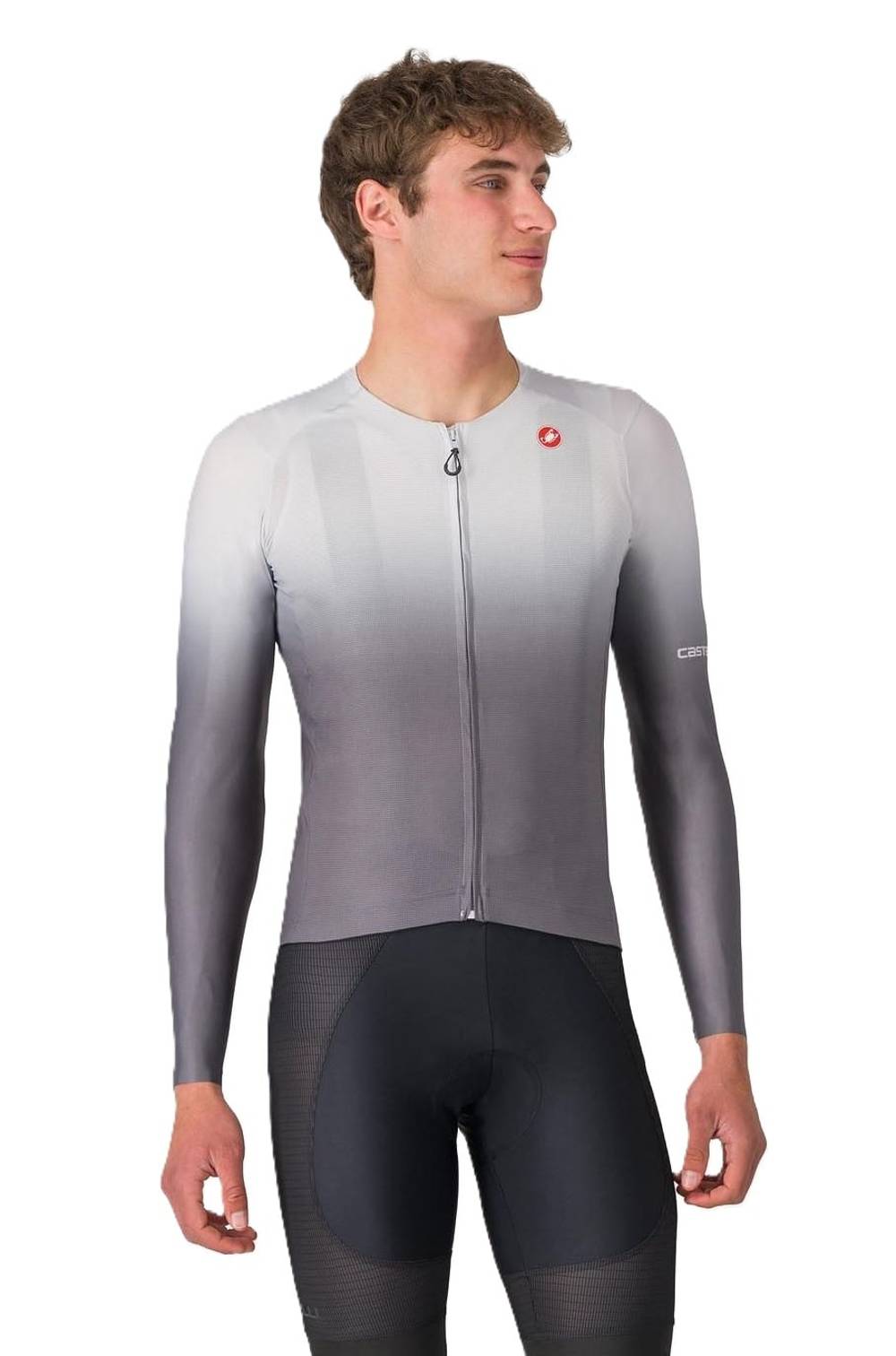 Castelli UPF Long Sleeve Jersey in Silver Gray - Image 2 of 2