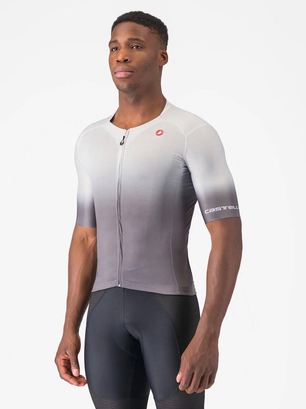 Castelli UPF Jersey in Silver Gray - Image 2 of 2