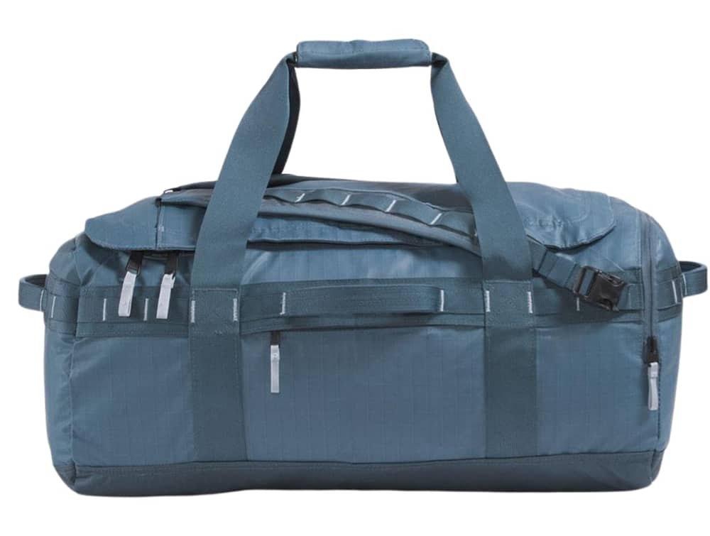The North Face Base Camp Voyager Duffel—62L in Granite Grey/Frost Grey - Image 1 of 1
