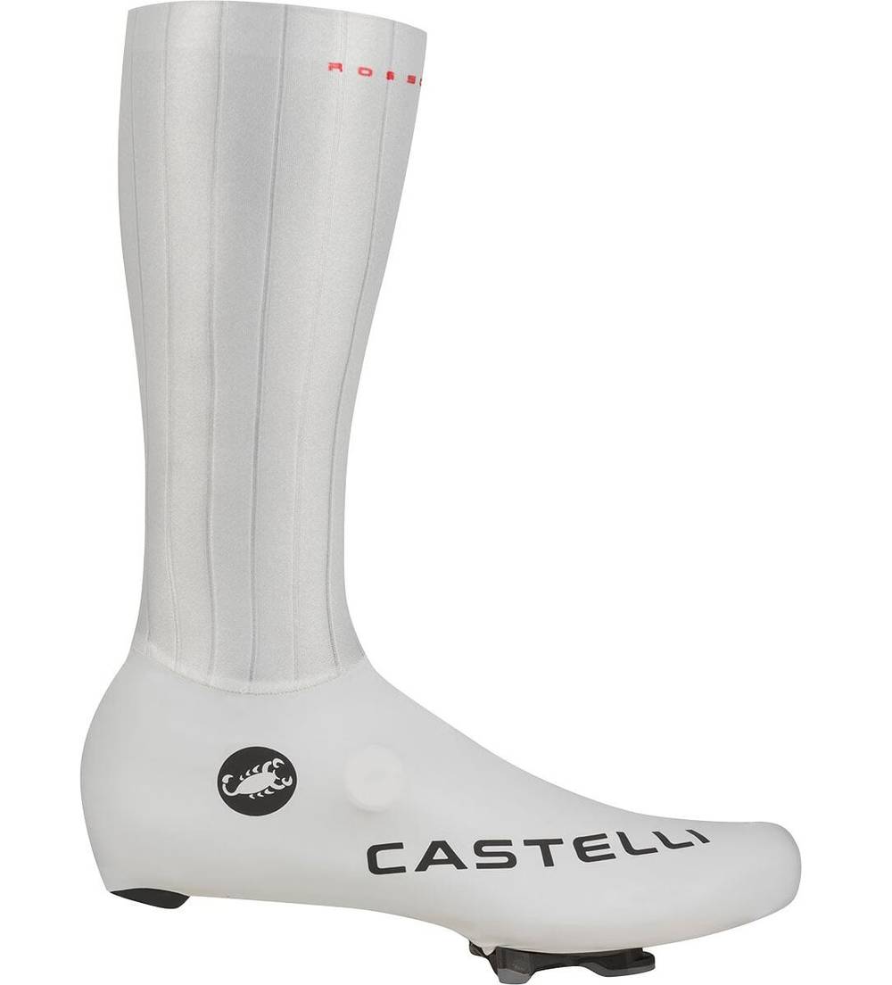 Castelli Fast Feet 4 TT Shoecover in White - Image 1 of 3