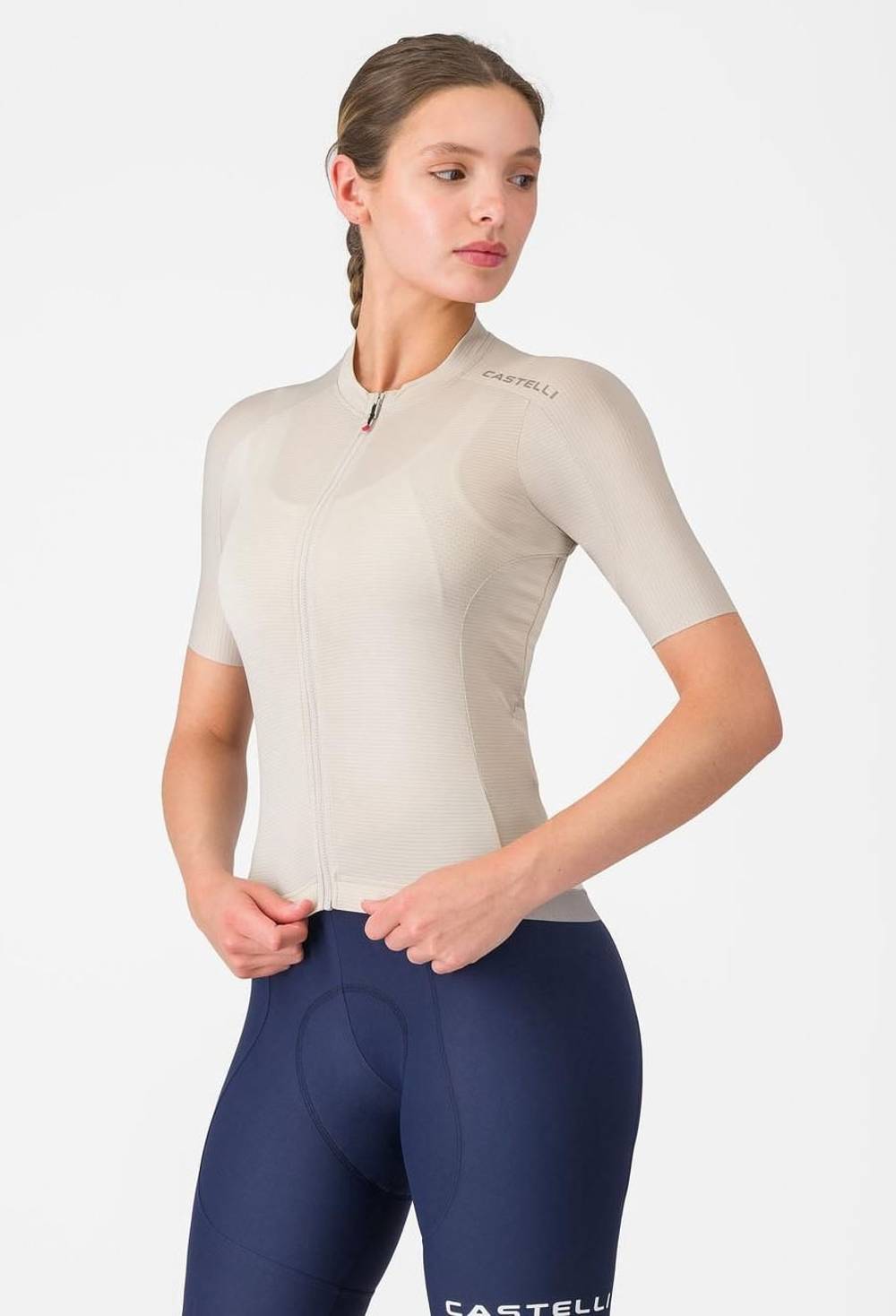 Castelli Espresso 2 Womens Jersey in Silver Moon - Image 1 of 2