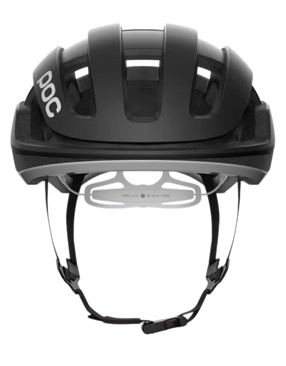 POC Omne Lite (CPSC) Helmets in Uranium Black Matt/Hydrogen White with Logo - Image 2 of 4