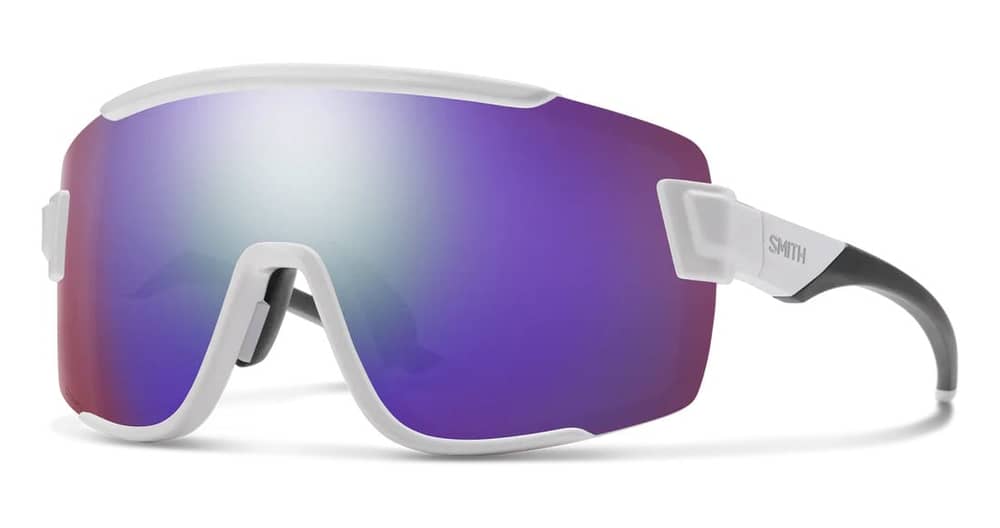 Smith Wildcat Sunglasses in White/ChromaPop Violet Mirror - Image 1 of 3
