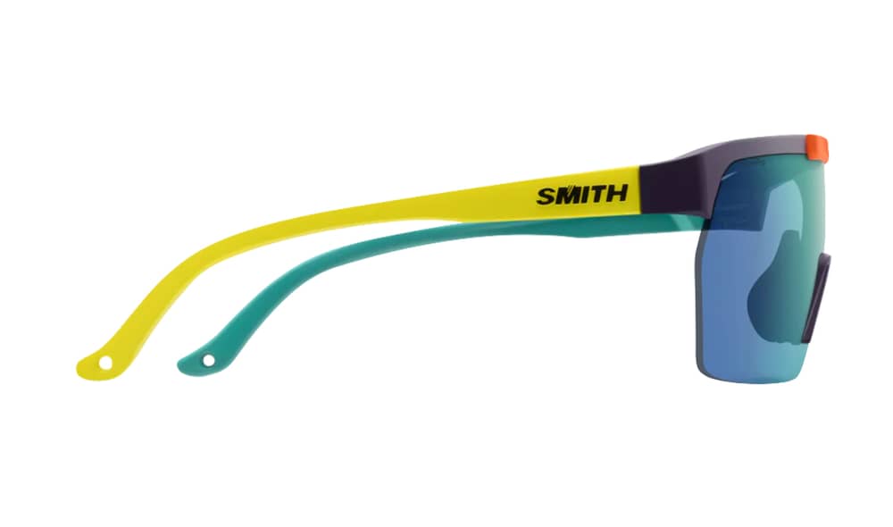 Smith XC Sunglasses in Matte Purple/Cinder/Hi Viz/Opal/ChromaPop Opal Mirror Lens - Image 3 of 4