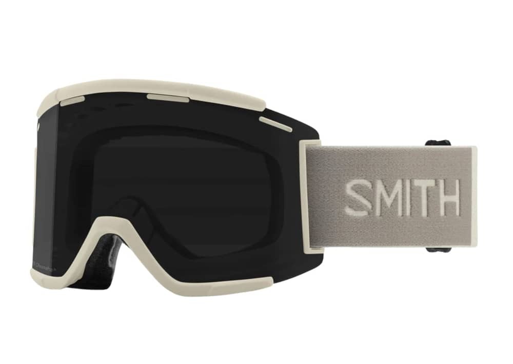 Smith Squad XL MTB Clear Goggles in Chalk/ChromaPop Sun Black - Image 1 of 4