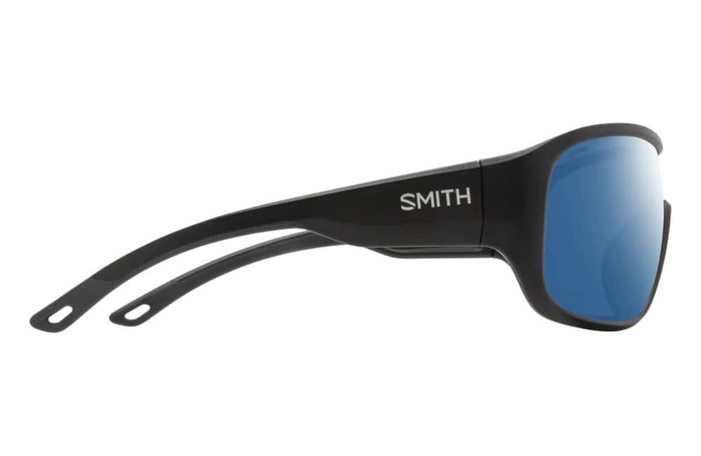 Smith Spinner Sunglasses in Matte Black/ChromaPop Polarized Blue Mirror - Image 3 of 3