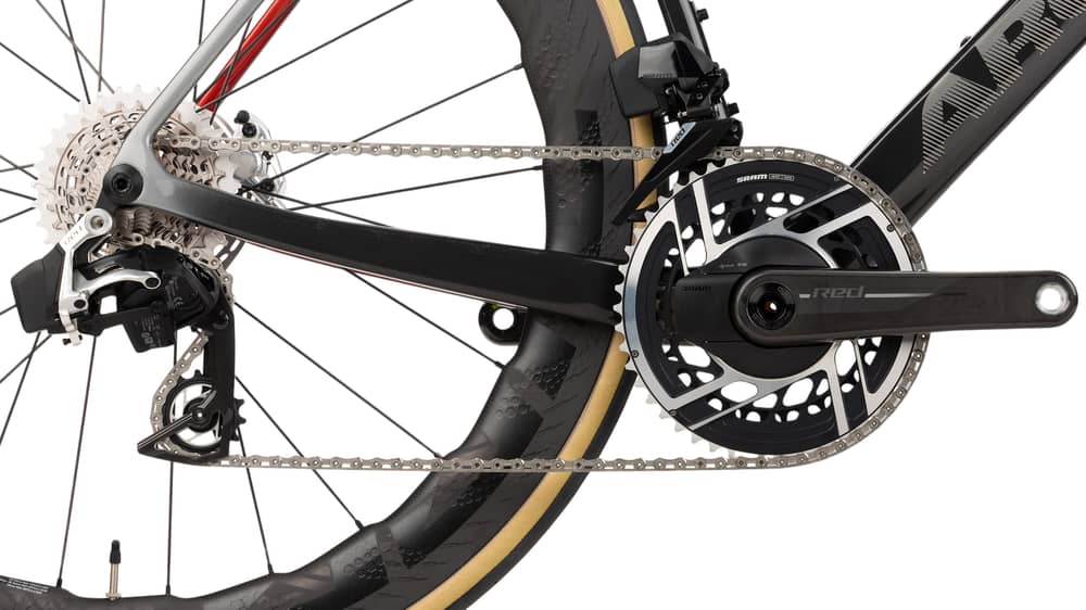 Argon 18 SUM Pro Red AXS Bike in Titanium/Racing Red - Image 2 of 5