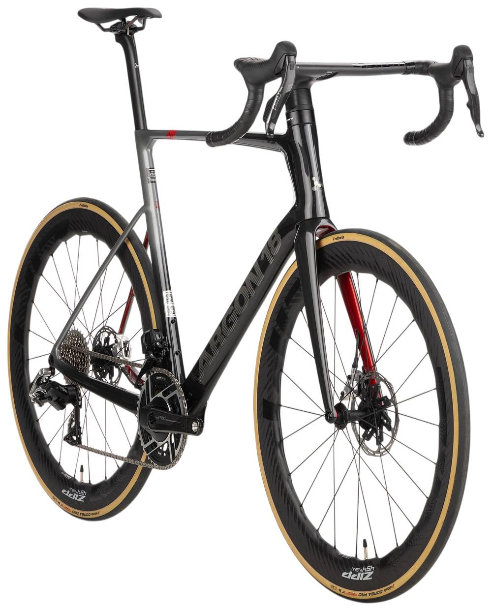 Argon 18 SUM Pro Red AXS Bike in Titanium/Racing Red - Image 3 of 5