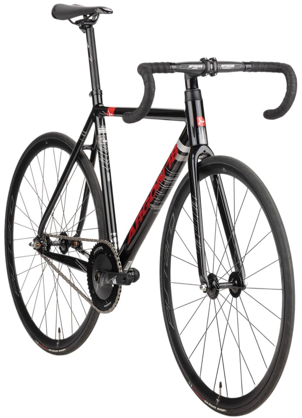 Argon 18 Electron Alloy Track Bike in Black/Red Gloss - Image 3 of 5