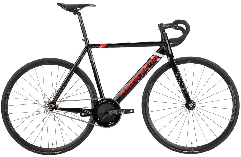 Argon 18 Electron Alloy Track Bike in Black/Red Gloss - Image 1 of 5