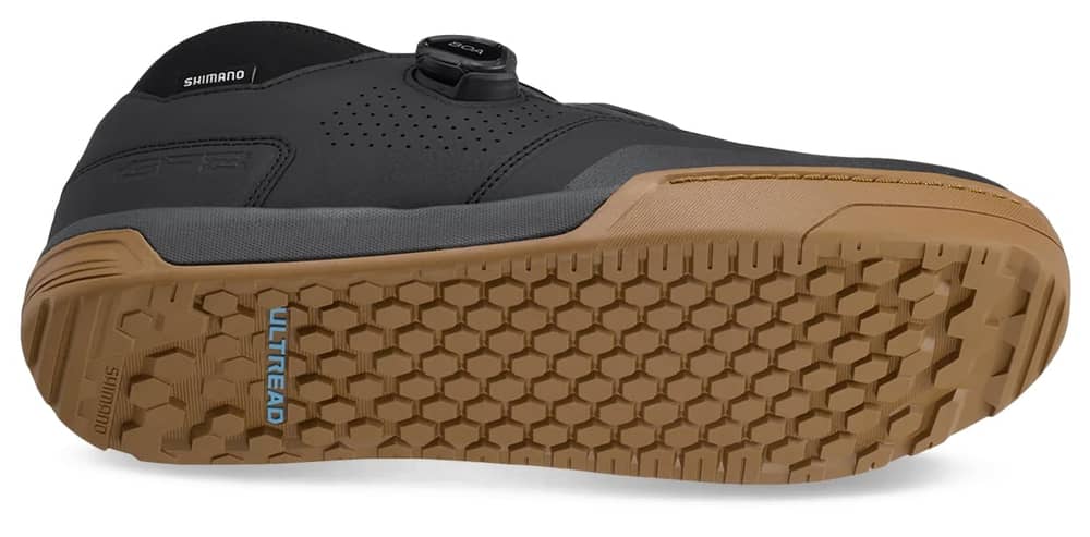 Shimano SH-GF800 MTB Flat Shoes in Black/Amber - Image 5 of 6