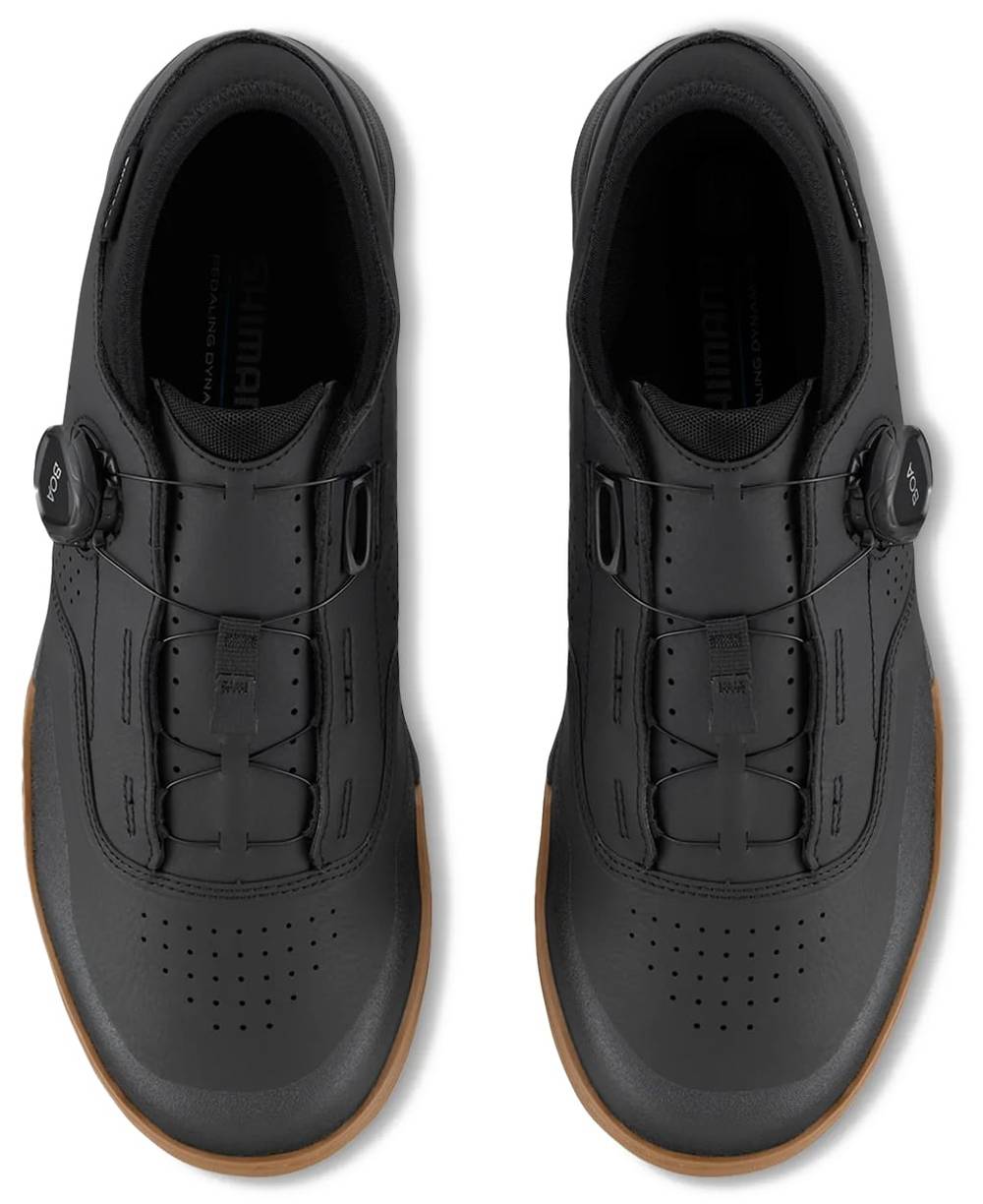 Shimano SH-GF800 MTB Flat Shoes in Black/Amber - Image 6 of 6