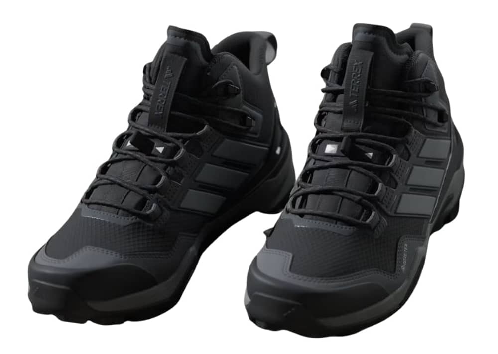 Adidas Terrex Skychaser Mid GTX Women's Shoes in Core Black/Grey Three/Grey Six - Image 3 of 3