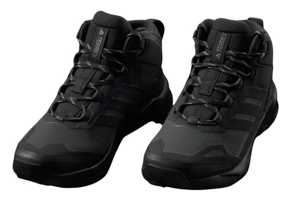 Adidas Terrex Skychaser AX5 Mid GTX Women's Shoes in Carbon/Core Black/Semi Flash Aqua - Image 3 of 3