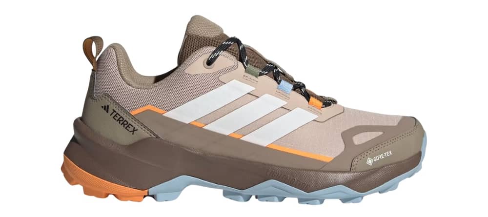Adidas Terrex Skychaser AX5 GTX Women's Shoes in Wonder Taupe/Off White/Glow Blue - Image 1 of 3