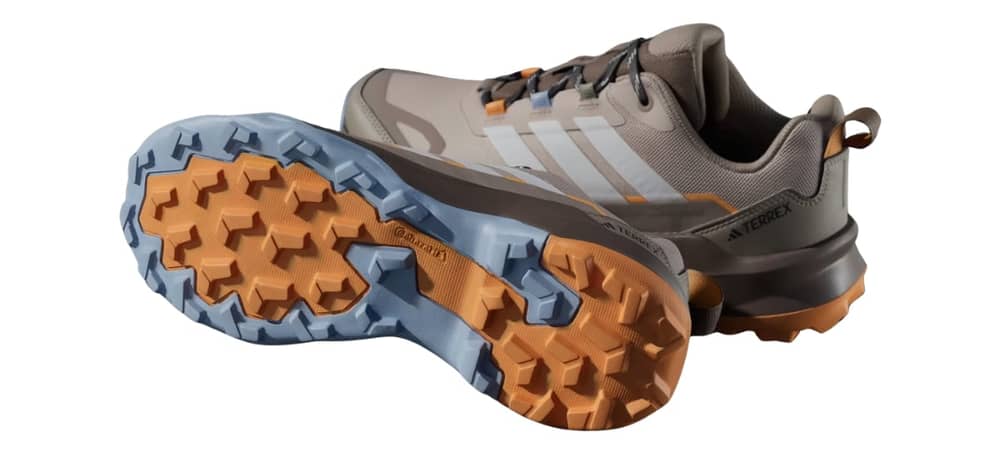 Adidas Terrex Skychaser AX5 GTX Women's Shoes in Wonder Taupe/Off White/Glow Blue - Image 2 of 3