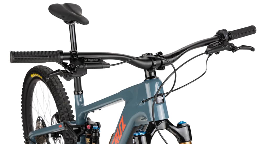 Santa Cruz Vala XT Di2 RSV E-Bike 2027 in Gloss Slate Blue - Image 5 of 6