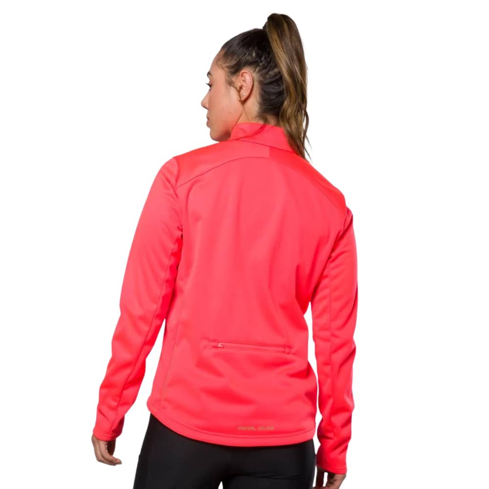 Pearl Izumi Women's Quest AMFIB Jacket in Fiery Coral - Image 3 of 4