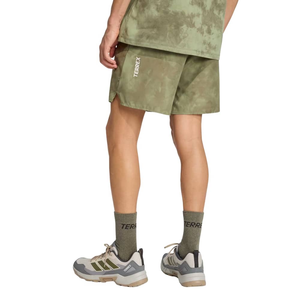 Adidas Terrex Multi Shorts Mineral Dye in Tent Green/Olive Strata - Image 5 of 6