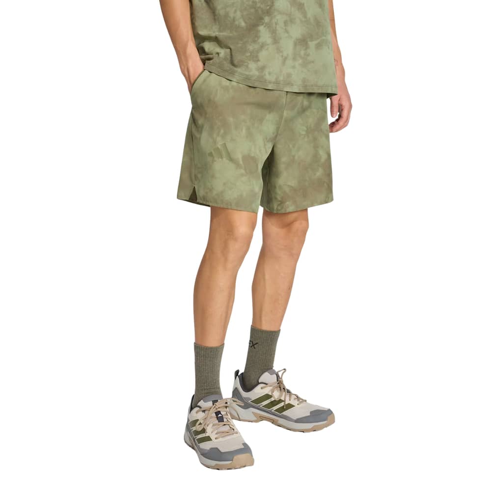 Adidas Terrex Multi Shorts Mineral Dye in Tent Green/Olive Strata - Image 4 of 6