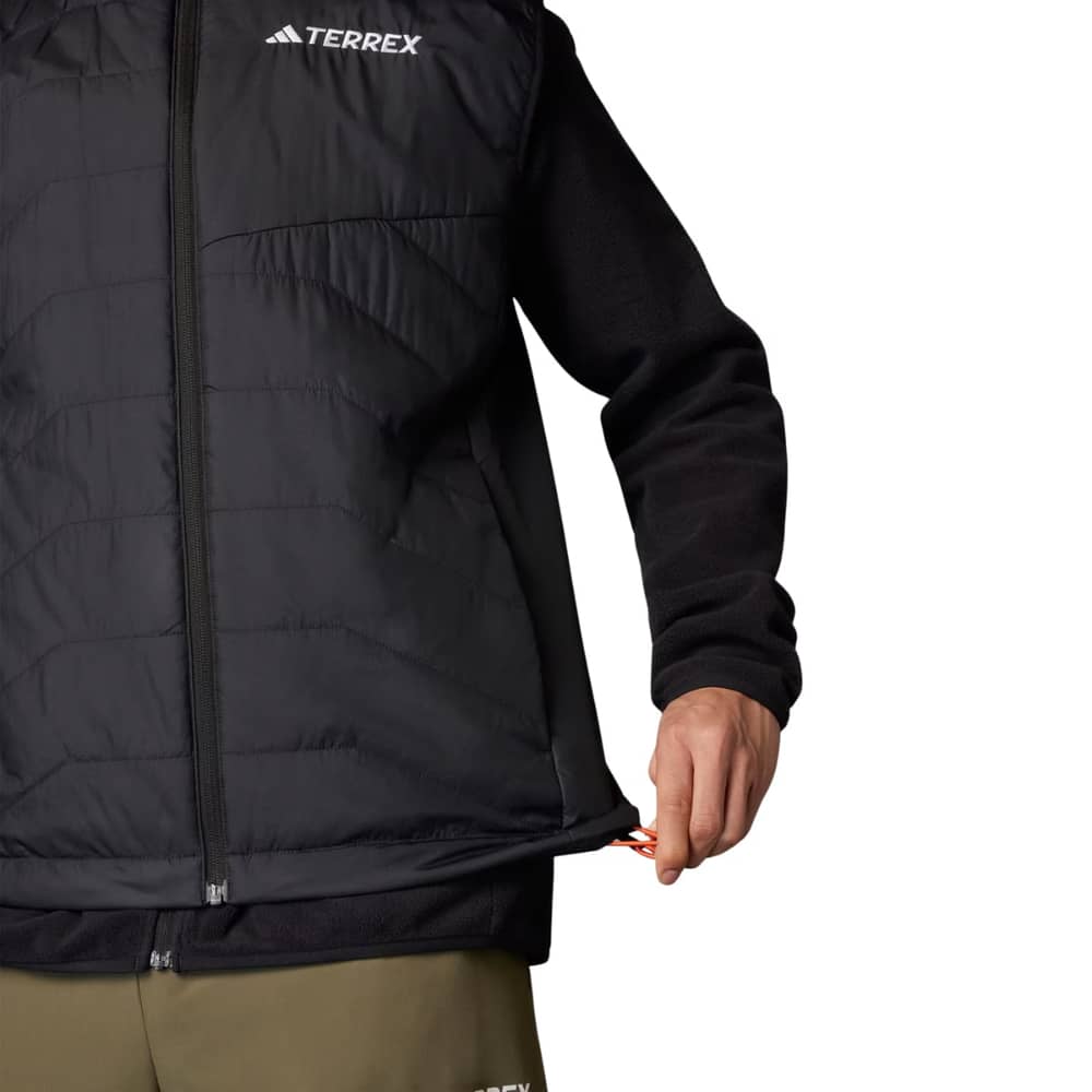 Adidas Terrex Multi Insulated Hooded Vest in Black - Image 6 of 6