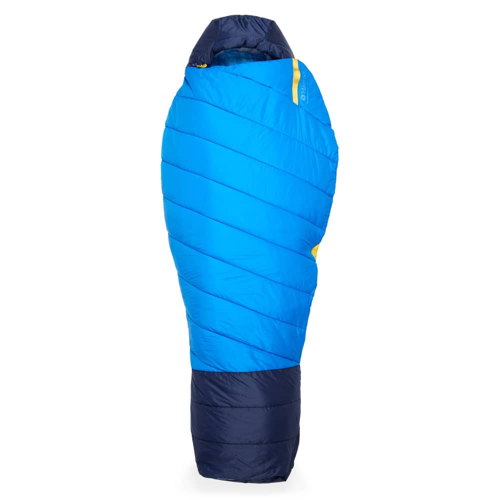 Marmot Wraptor 20 Synthetic Long Sleeping Bag in Dark Indigo/Bleu D'Azure - Image 2 of 3