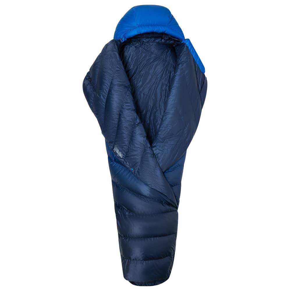 Marmot Wraptor 15 Down Sleeping Bag in Clear Blue/Arctic Navy - Image 3 of 5