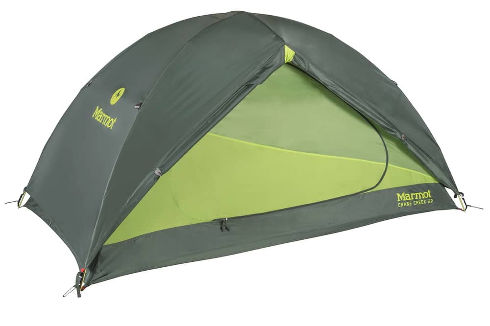 Marmot Crane Creek 2P Tent in Macaw Green/Crocodile - Image 3 of 6