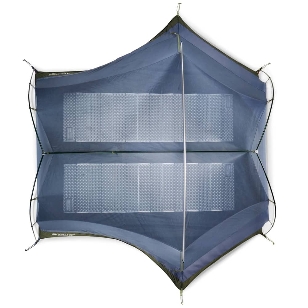 Marmot Trailfin 3P Tent in Olive Grove/Nori - Image 7 of 10