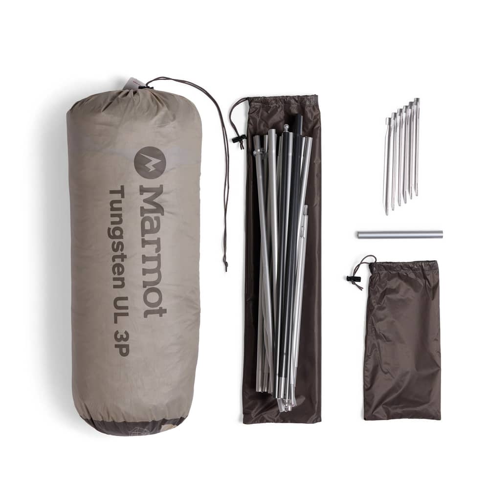 Marmot Tungsten UL 3P Tent in Birch Bark/Trail Blue - Image 8 of 9