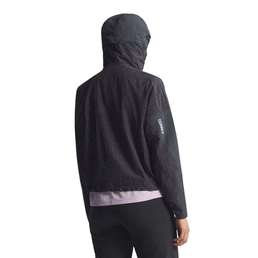 Adidas Terrex Women's Xploric 2 Layer Climaproof Jacket in Black/Carbon - Image 3 of 7