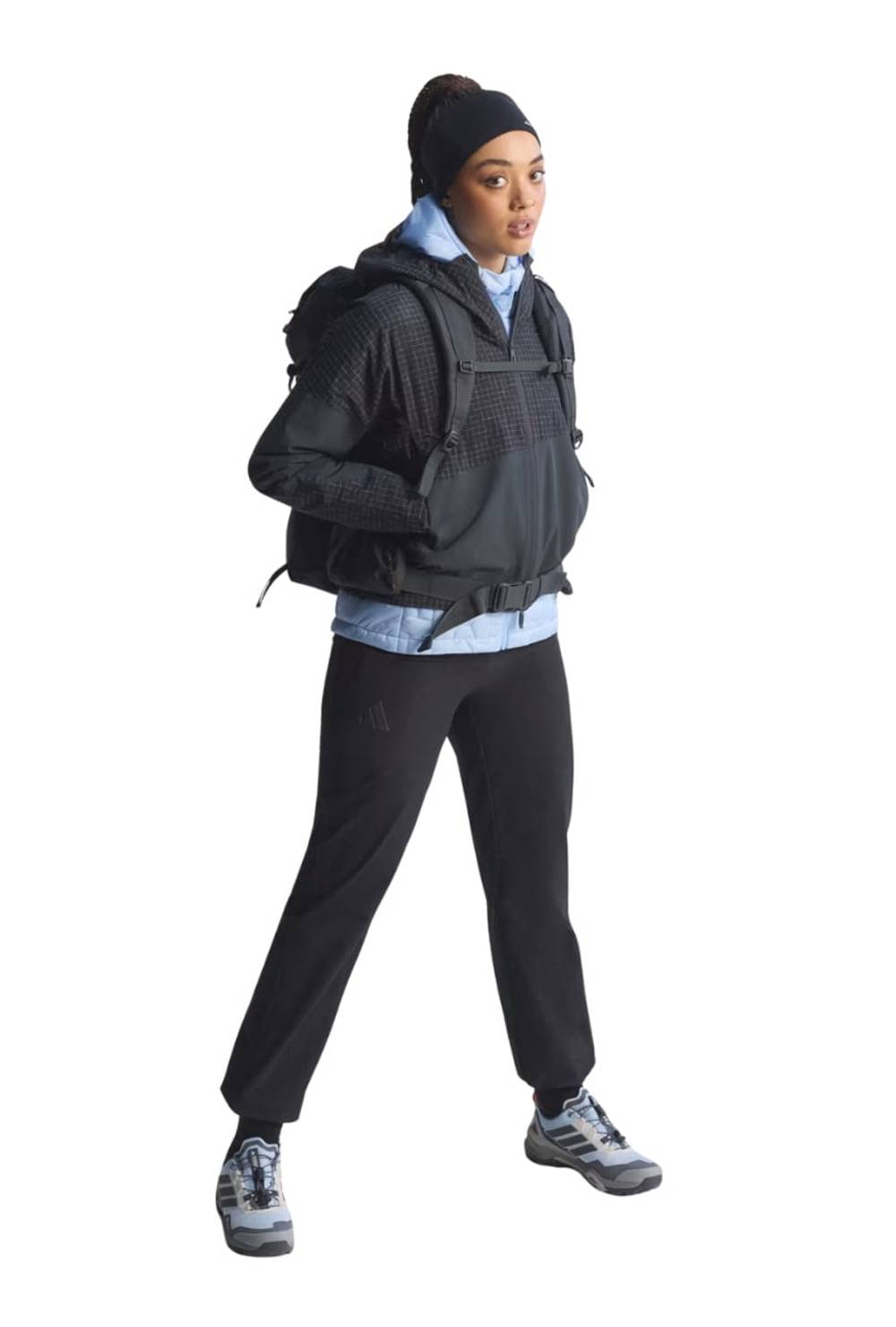 Adidas Terrex Women's Xploric 2 Layer Climaproof Jacket in Black/Carbon - Image 5 of 7