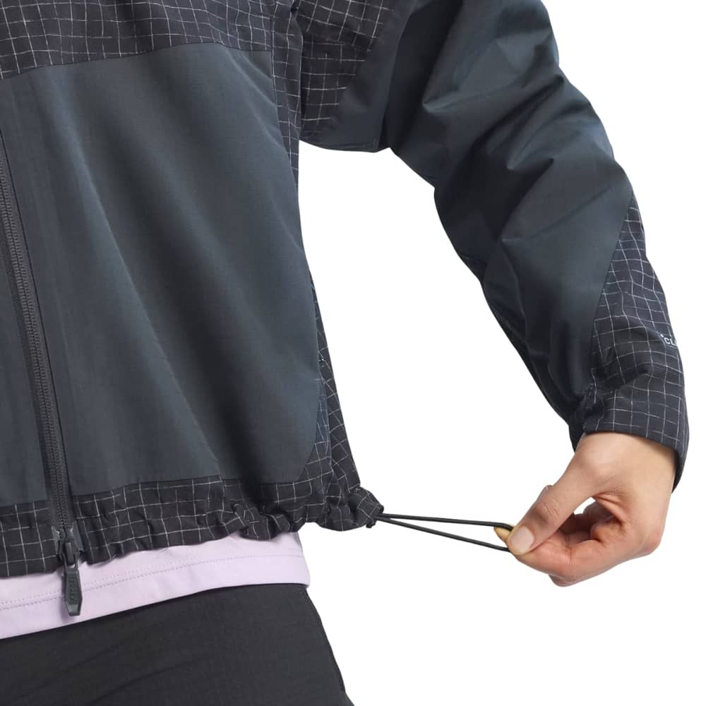 Adidas Terrex Women's Xploric 2 Layer Climaproof Jacket in Black/Carbon - Image 7 of 7