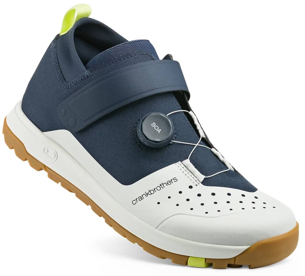 CrankBrothers Stamp Trail BOA Flat Shoes in Navy/Grey - Image 1 of 6