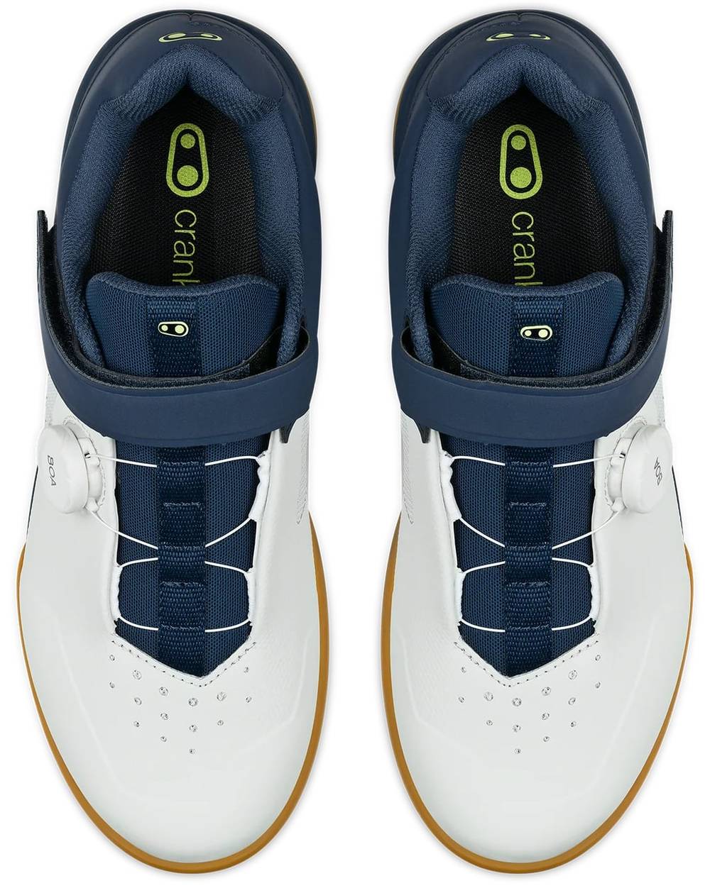 CrankBrothers Stamp BOA Flat Shoes in Navy/Grey - Image 4 of 6