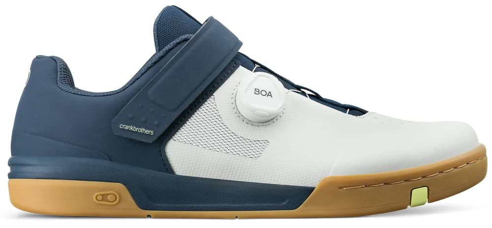 CrankBrothers Stamp BOA Flat Shoes in Navy/Grey - Image 2 of 6