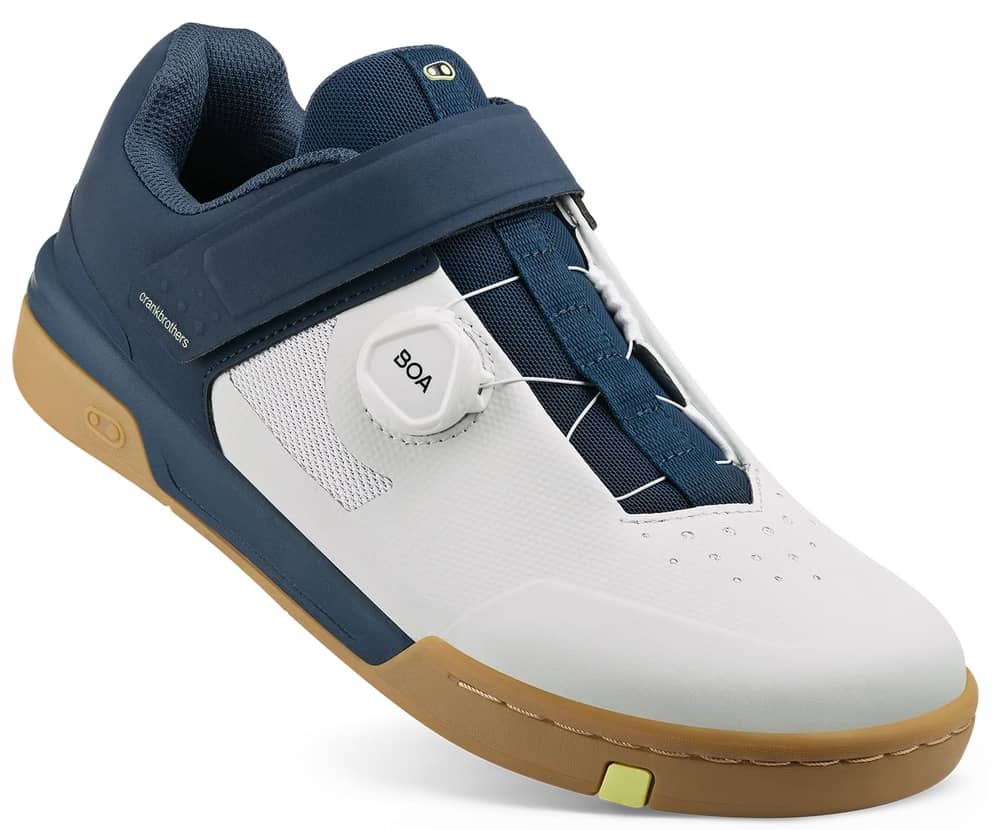CrankBrothers Stamp BOA Flat Shoes in Navy/Grey - Image 1 of 6