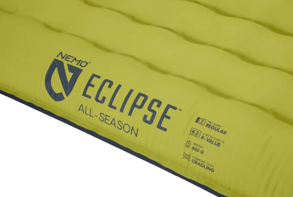 Nemo Eclipse All-Season Regular Sleeping Pad in Birch Bud/Stormy Night - Image 5 of 7